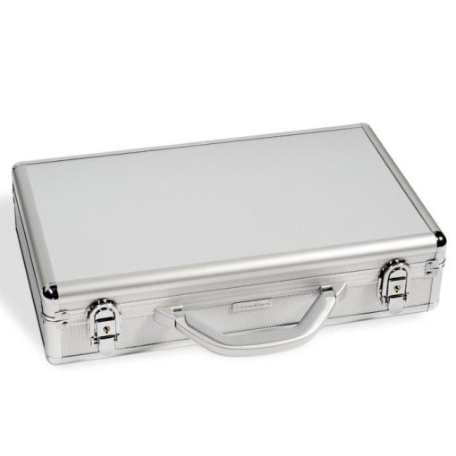 (New) High Quality Lighthouse Aluminum Case including 3 Velvet Trays