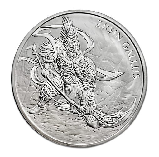 2017 (New) 1 oz South Korea ZI:SIN Gallus .999 Silver coin