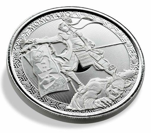 2020 (New) Samoa「MOMOTARO & ONI」ANIME 99.99% Pure Silver 1 oz Coin - Image 6