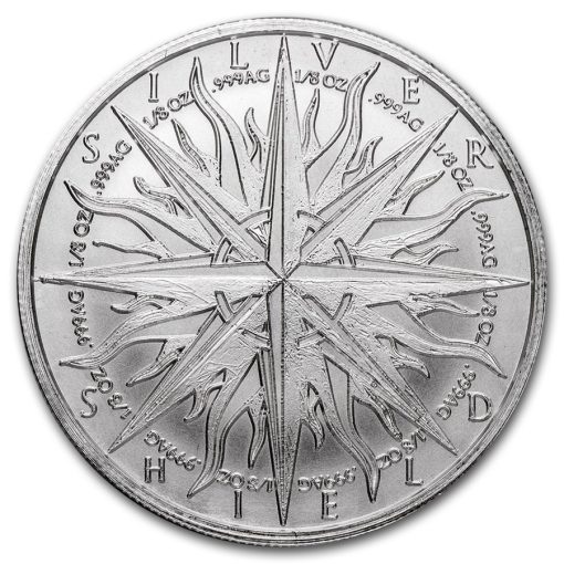 (New)「Pieces of 8」Pirate Caribbean 1 oz Silver Coin - Image 2