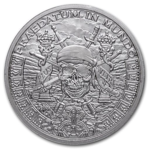 (New)「Pieces of 8」Pirate Caribbean 1 oz Silver Coin