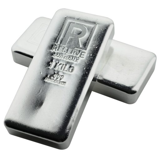 【3 Day Ship】(New) 1 Kilogram .999 Pure Silver「 Reserve 」Scottsdale Ingot Bar・1 Bar - Image 4