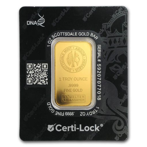 【3 Day Ship】(New) 1 oz Pure 24K Gold Bar .9999 in Assay 31.1g CERTI-LOCK® - Image 2