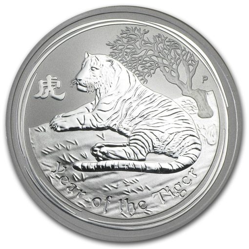 2010 (New) Australian Year of the Tiger Lunar Perth Mint 1 oz Silver Coin