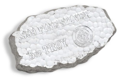 【3 Day Ship】(New) 5 oz「Tombstone Nugget」Scottsdale Mint .999 Pure Silver - Image 3