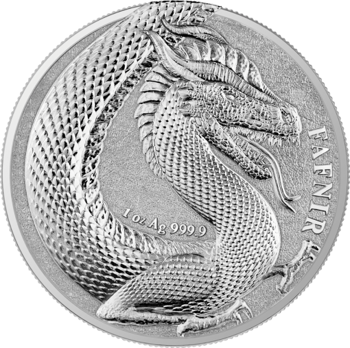 2020 (New) Germania Beasts: Fafnir Geminus 1 oz Silver Coin