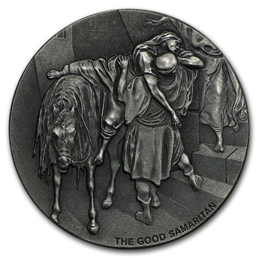 2016 (New) Bible Series Good Samaritan 2 oz Silver 62.2g Coin