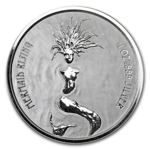 2018 (New) Fiji「 Mermaid 」1 oz  .999 Pure Silver Coin