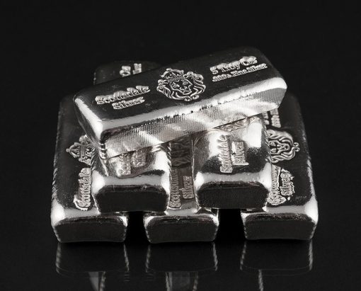 (New) 5 oz .999 Pure Silver「Chunky」Bar Scottsdale・1 Bar - Image 3