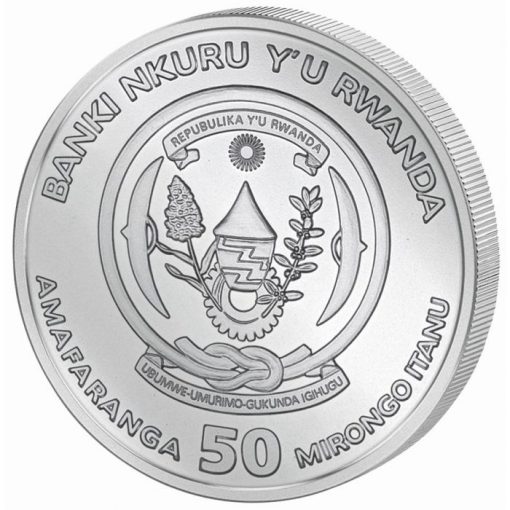 2021 (New) Rwanda Nautical Ounce Sedov Silver 1 oz coin - Image 2