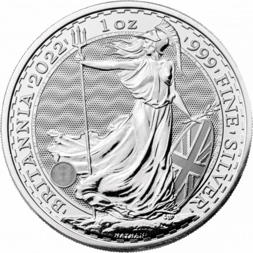 2022年 (新品) イギリス「ブリタニア」純銀 1オンス 銀貨