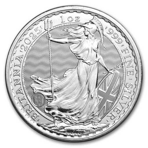 【3 Day Ship】2025 (New) England Britannia Silver 1 oz Coin