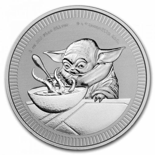 2022 (New) Niue「Star Wars・The Baby Yoda」Silver 1 oz Coin