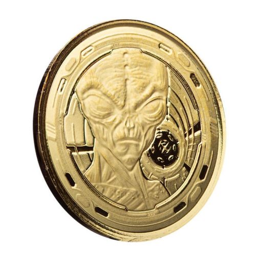 2022 (New) Ghana Alien Gold 1/10 oz Coin - Image 4