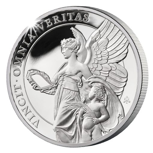 2021 (New) St Helena The Queen's Virtues Truth Silver 1 oz Proof Coin