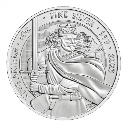 2023 (New) Great Britain Myths and Legends King Arthur Silver 1 oz Coin