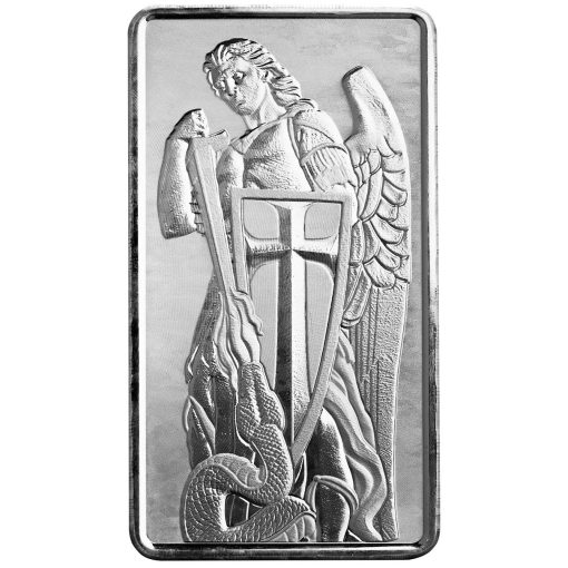 【3 Day Ship】(New) Scottsdale Mint Archangel Michael 10 oz Bar