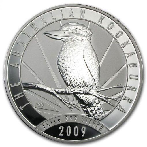 2009 (New) Australian Kookaburra Perth Mint Silver 1 Kilogram Coin