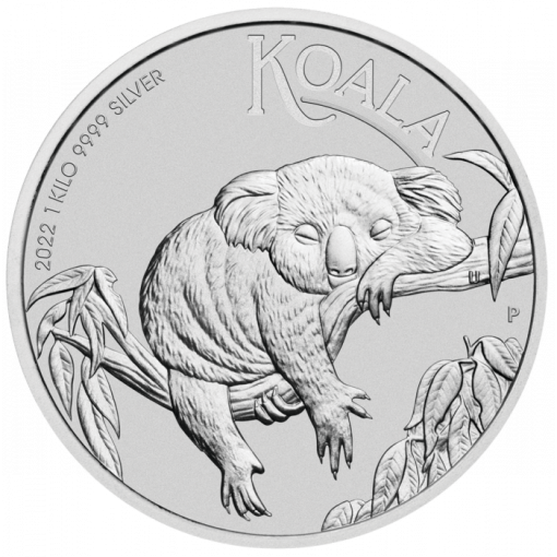 【3 Day Ship】2022 (New) Australian Koala Perth Mint 1 Kilogram Silver Coin