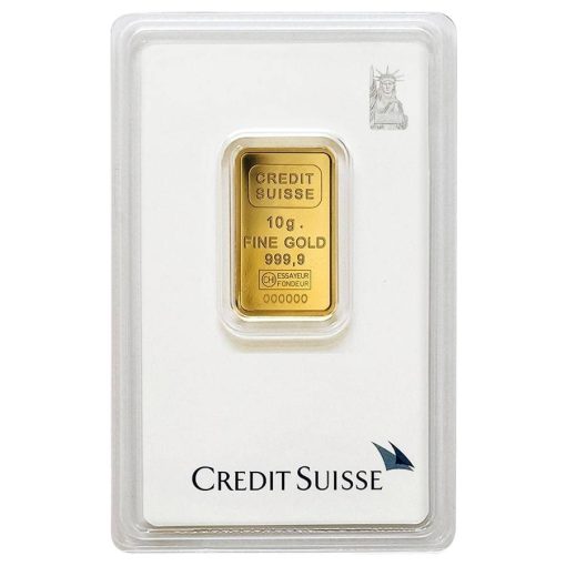 (New) Credit Swiss Statue of Liberty Gold 10 gram Bar - Image 3