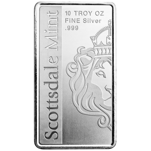 【3 Day Ship】(New) Scottsdale Mint Archangel Michael 10 oz Bar - Image 2