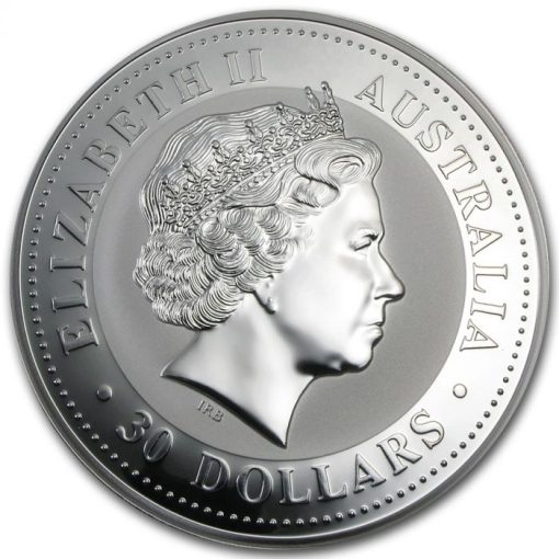 2009年 (新品) オーストラリア「クッカバラ・ワライカワセミ」純銀 1キロ 銀貨 - 画像 (2)