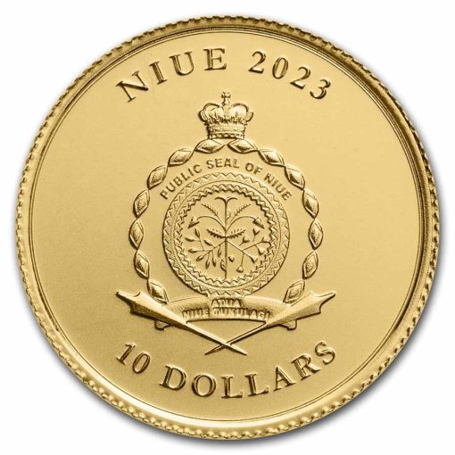 2023 (New) Niue Equilibrium Gold 1/10 oz Coin - Image 2