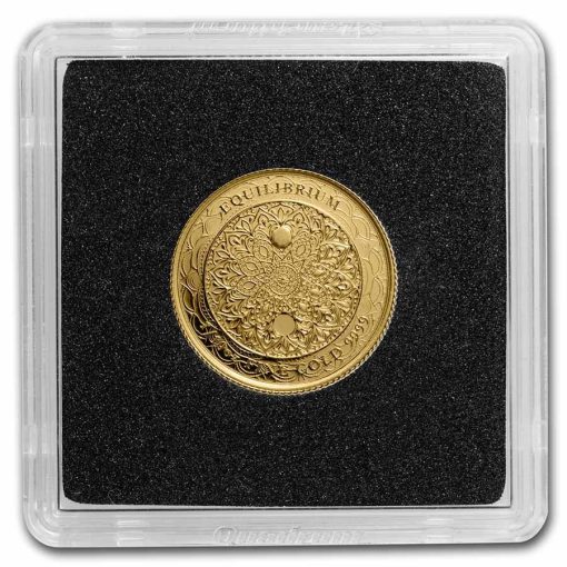 2023年 (新品) ニウエ「均衡・イクイリブリアム」純金 1/10オンス 金貨 - 画像 (3)