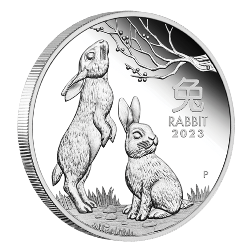 2023 (New) Australian Year of the Rabbit Lunar Silver 1 oz Coin【3 Coin Set】 - Image 2