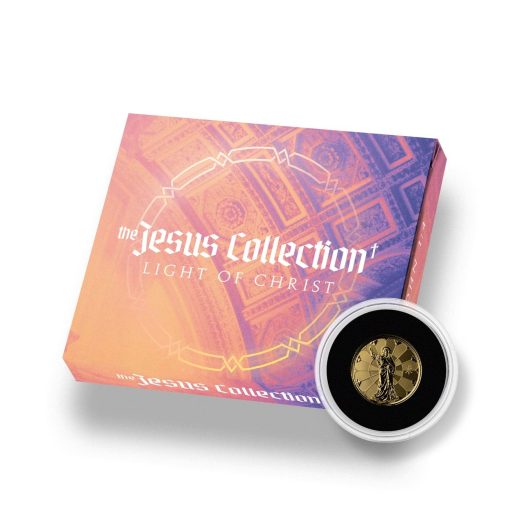 2022 (New) Samoa Jesus Light of Jesus Christ Saviour gold 1/5 oz coin - Image 3