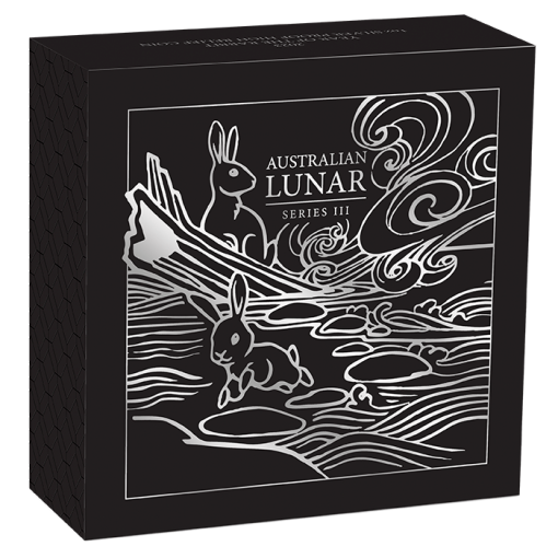 2023 (New) Australian Year of the Rabbit Lunar Silver 1 oz High Relief Proof Coin - Image 6