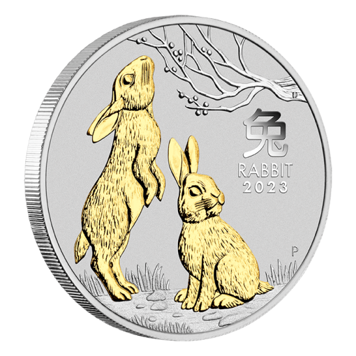 2023 (New) Australian Year of the Rabbit Lunar Silver 1 oz Coin【3 Coin Set】 - Image 5