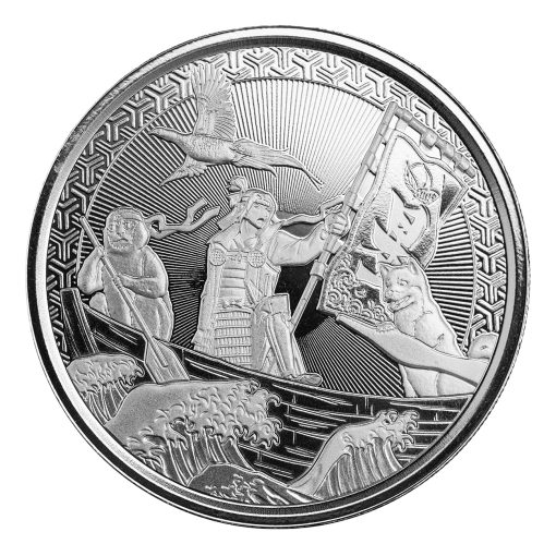 (New) Samoa「MOMOTARO」Silver 1 oz Coin【8 Coin Set】 - Image 5