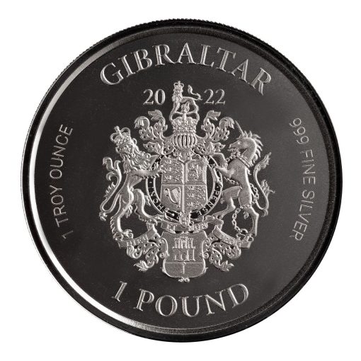 2022 (New) Gibraltar War Elephant Silver 1 oz Coin - Image 2