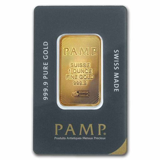 【Backorder】(New) Swiss Pamp 999.9 Pure 1oz Gold Bar