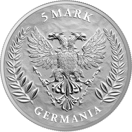 2023 (New) Germania .9999 1 oz Silver Coin - Image 2