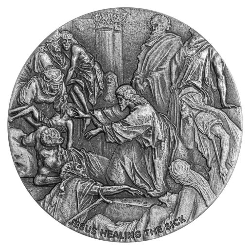 2022 (New) Bible Series Jesus Healing The Sick Silver 2 oz Coin