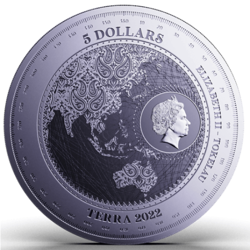 2022 (New) Tokelau Terra Silver 1 oz Coin - Image 2