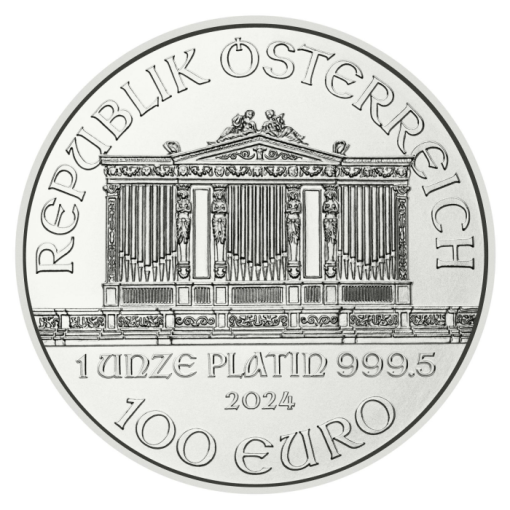 2024 (New) Austrian Philharmonic Platinum 1 oz Coin - Image 2