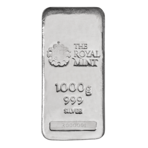 【3 Day Ship】(New) U.K The Royal Mint Silver 1 Kilo Bar