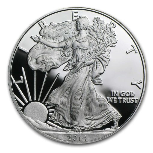 2014 (New) American Eagle Walking Liberty Silver 1 oz Proof Coin - Image 2