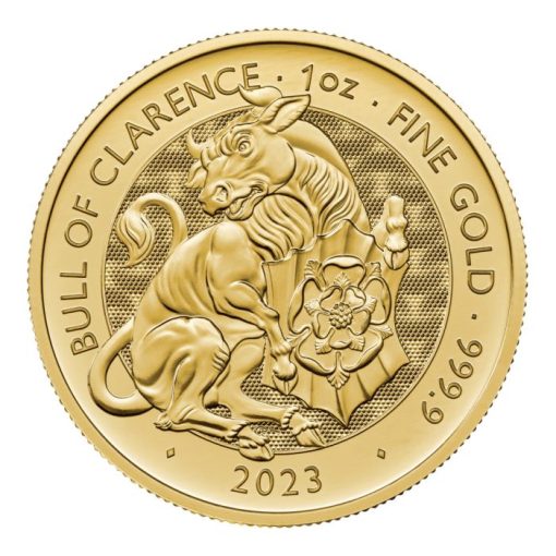 【3 Day Ship】2023 (New) Great Britain The Royal Tudor Beast The Bull of Clarence Gold 1 oz Coin