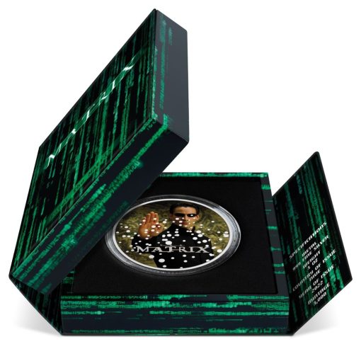 2022 (New) Niue The Matrix Silver 1 oz Proof Coin - Image 5