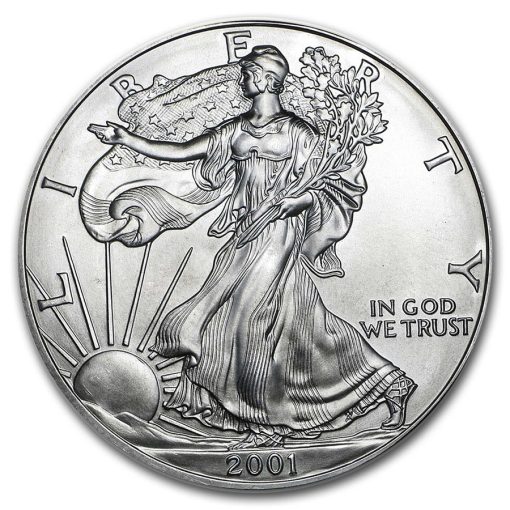 2001 (New) American Eagle Walking Liberty Silver 1 oz Coin