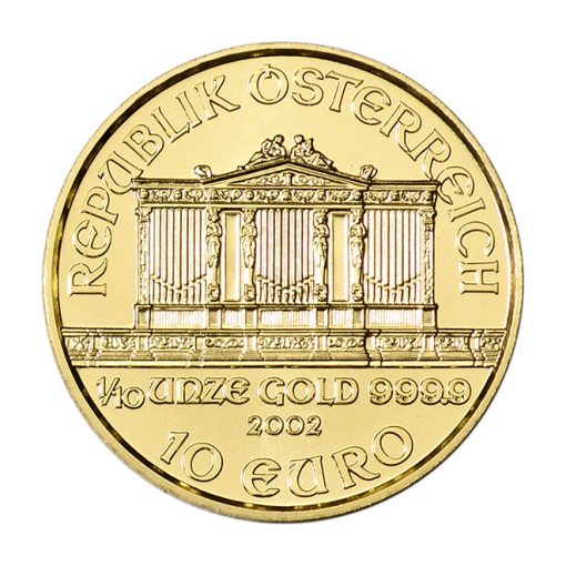 2002 (New) Austrian Philharmonic Gold 1/10 oz Coin - Image 2