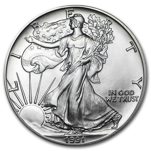 1991 (New) American Eagle Walking Liberty Silver 1 oz Coin