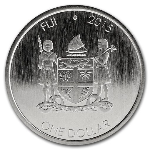 2015 (New) Fiji Iguana Silver 1 oz Coin - Image 4