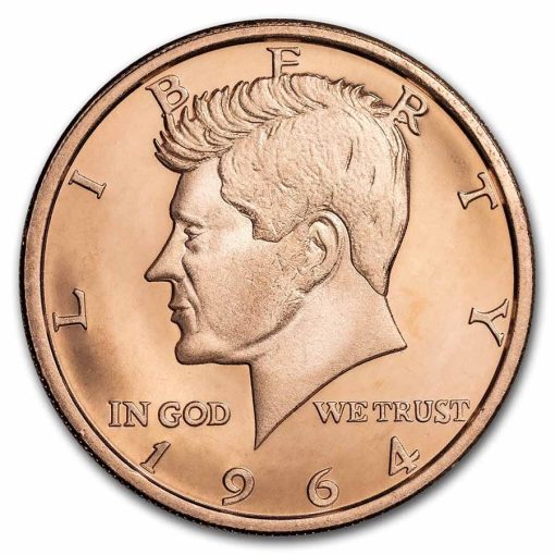 (New) USA John F. Kennedy Copper 1 oz Round