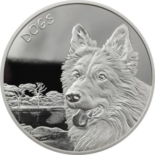 2023年 (新品) フィジー「犬」純銀 1オンス 銀貨