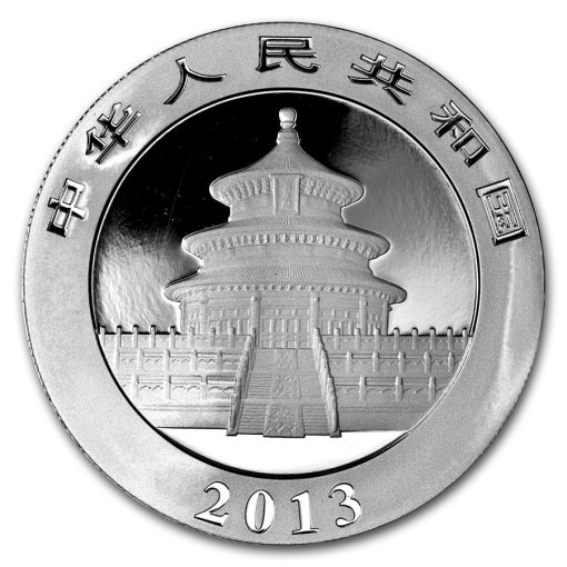 2013 (New) Chinese Panda in Capsule 1 oz Silver Coin - Image 2